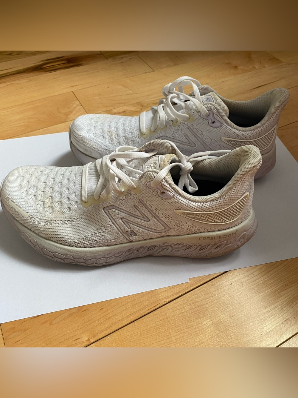 New Balance White Fresh Foam Women's Sneakers